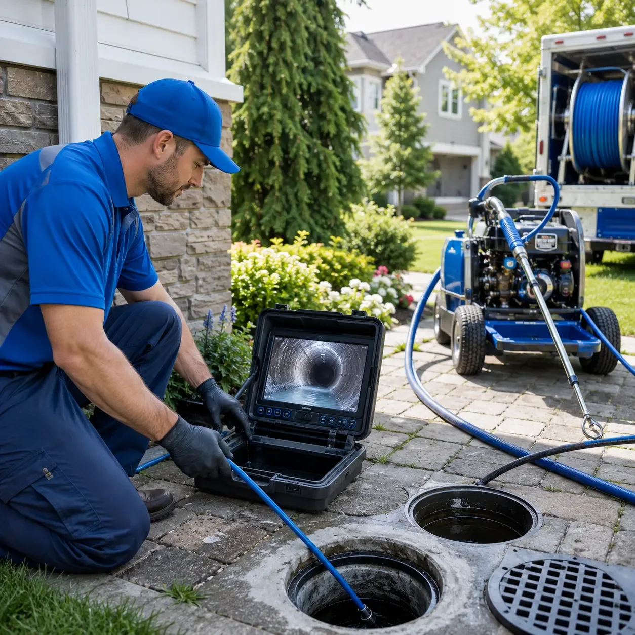 Outdoor drain cleaning professionals serving Pleasant Plain, OH