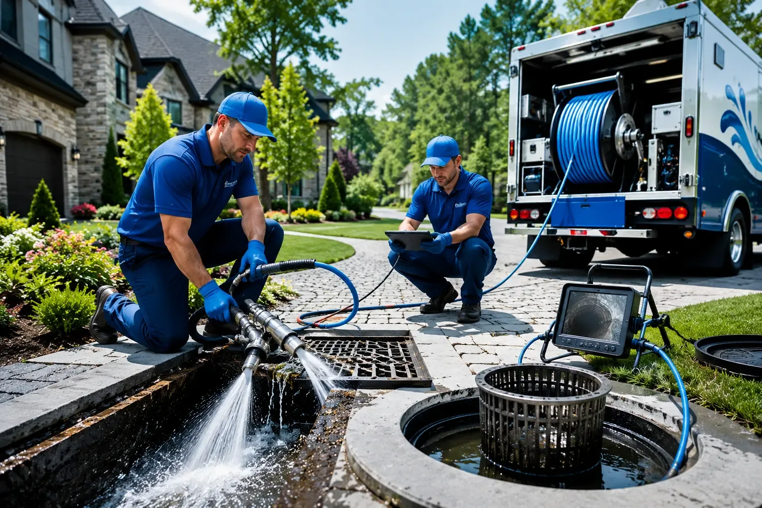 Local outdoor drain cleaning professionals in Pleasant Plain, OH