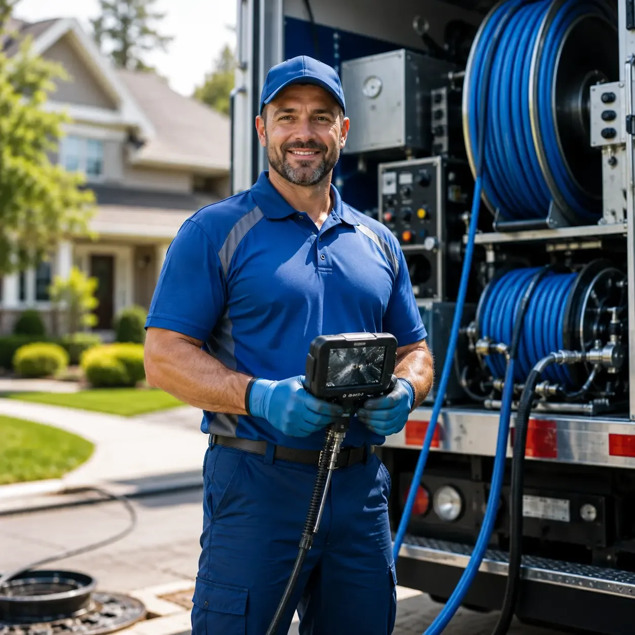 Local outdoor drain cleaning specialists in Pleasant Plain, OH